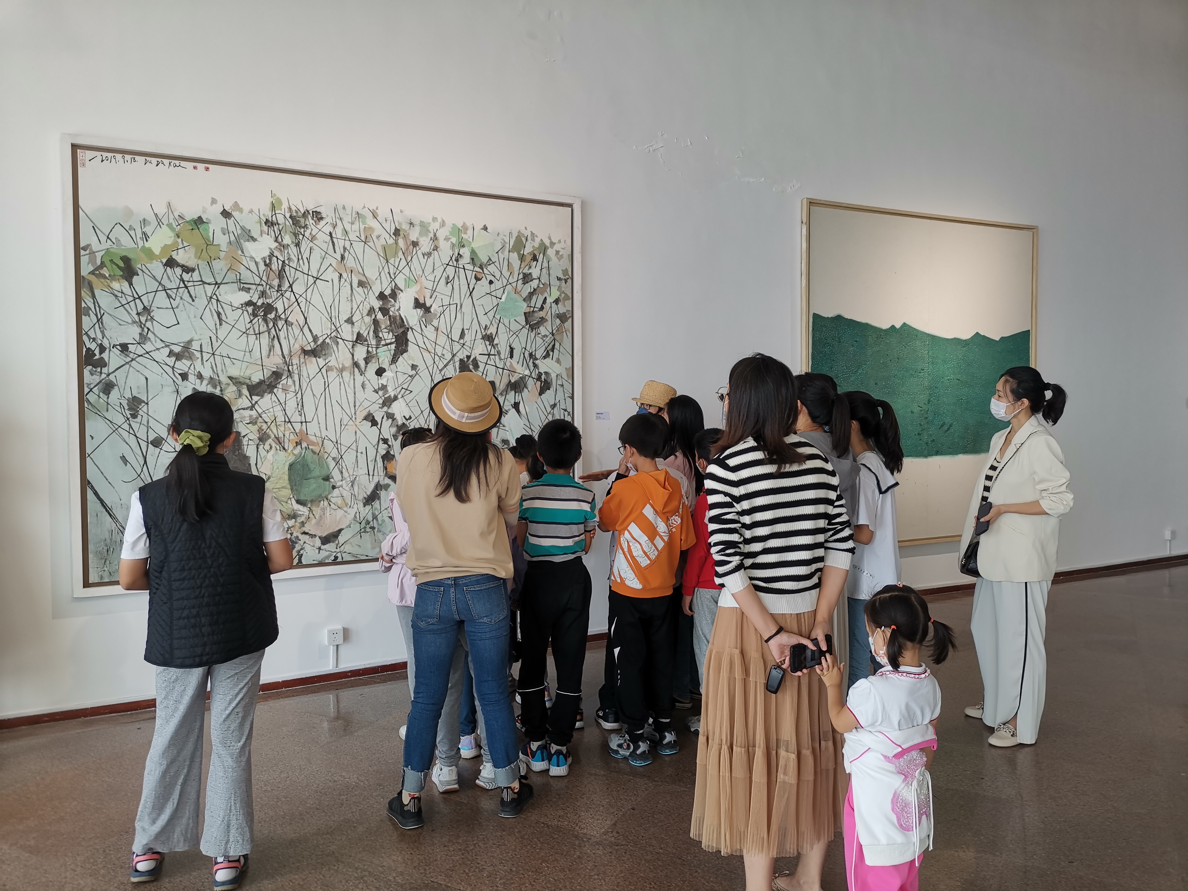 20221101-青蓝之梦·2025新澳门开门原料免费美术学院雕塑绘画作品邀请展-雕塑系-现场1.jpg